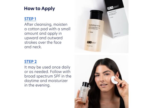 pca skin hydrating toner how to apply graphic